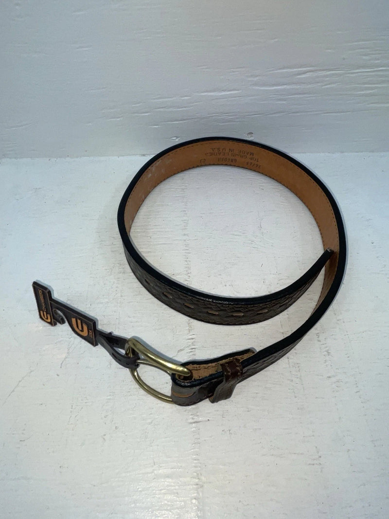 New Brown Genuine Leather Chambers Tooled 26” Belt #UN605H NN-36