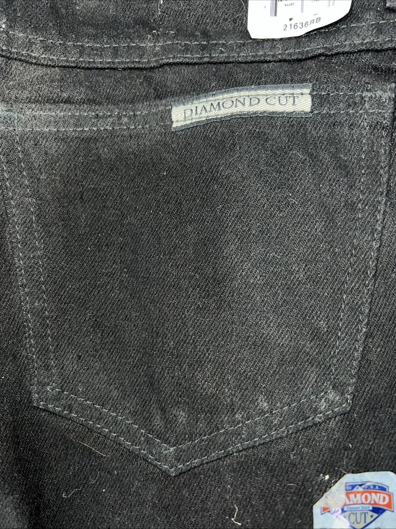 New Women’s Black Diamond Cut Regular Fit Denim Jeans. 15/16x36 N-10