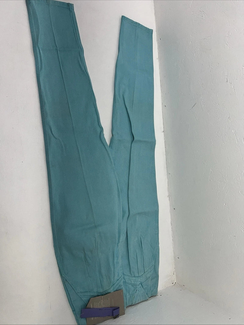 New Women’s Turquoise Wrangler Silverlake Relaxed Fit Denim Jeans. 7/8x32 O-17