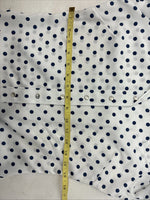 New Women’s Dickson Jenkins Blue Polkadot Long Sleeve Pearl Snap Size 30 MM-58