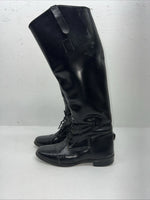 Used Women’s Black Imperial English Riding Boots. 7946 6. 12-3