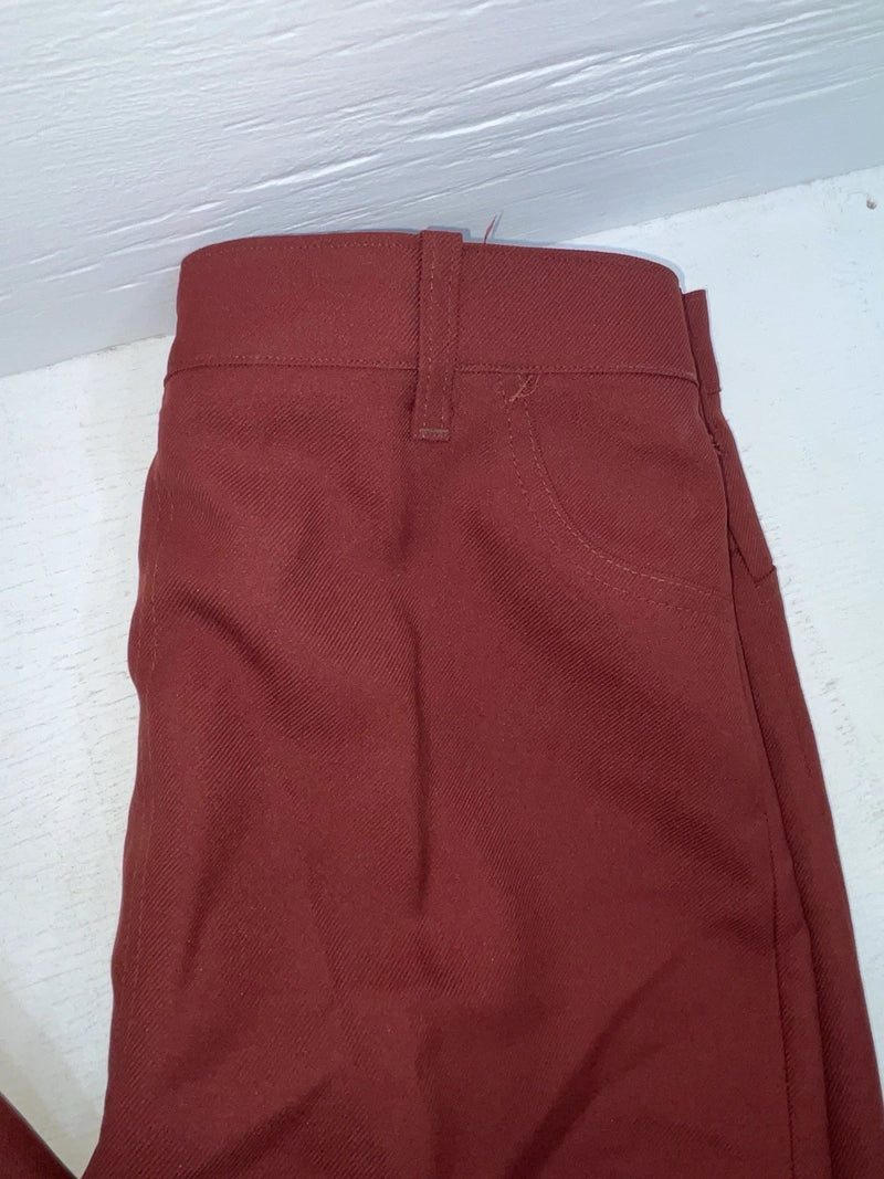 New Vintage Red Dickson Jenkins Polyester Pants #5512A OO-33