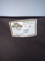 New Vintage Brown Mesquite Polyester Pants #5506 OO-32