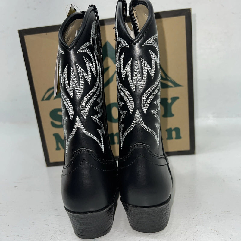 New Children’s Black Smoky Mountain Cowboy Boots. 1032BC 11 D. 24-79