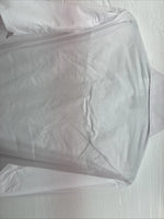 New Men’s ELY Cattleman White Simple Long Sleeve Pearl Snap 17 XL O-65