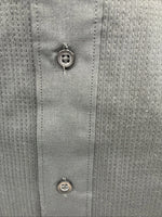 New Classix Black Long Sleeve Button Up English Shirt 14-14.5 Small X-98