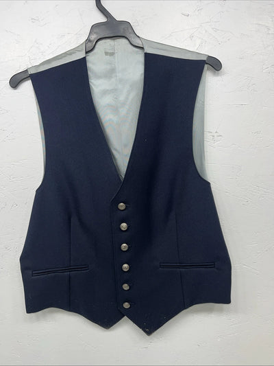 New Men’s Navy Panhandle Slim Vest Size 42 Large. A-174