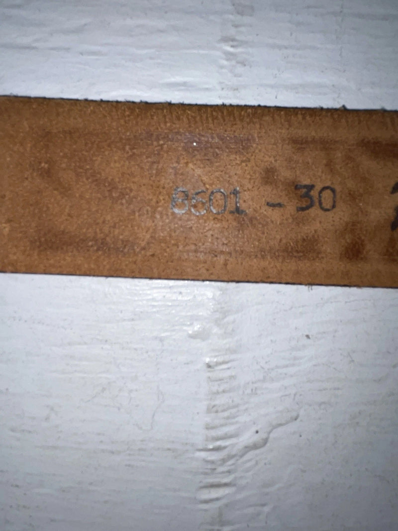 New Brown Genuine Leather Perkies Tooled 30” Belt #8601 JJ-138