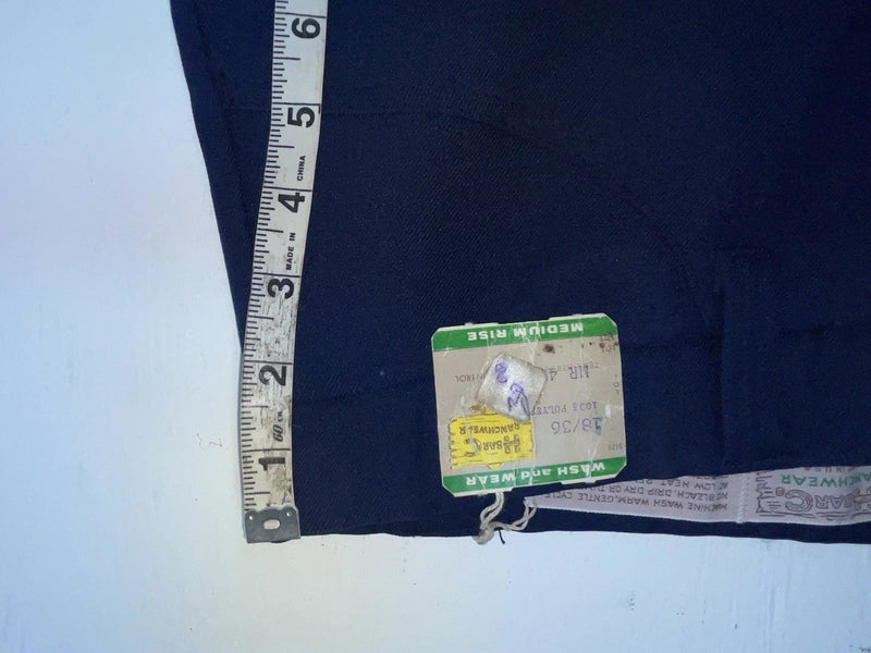 New Vintage Blue H Bar C Polyester Pants #MR477 OO-19