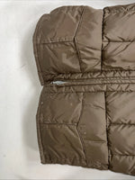 New Women’s Tempco Brown Puffer Coat 14 Wool Neck #1780 UU-13