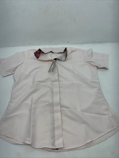 New Women’s Pink RHC Short Sleeve English Riding Shirt. 40 68201-101 G-44