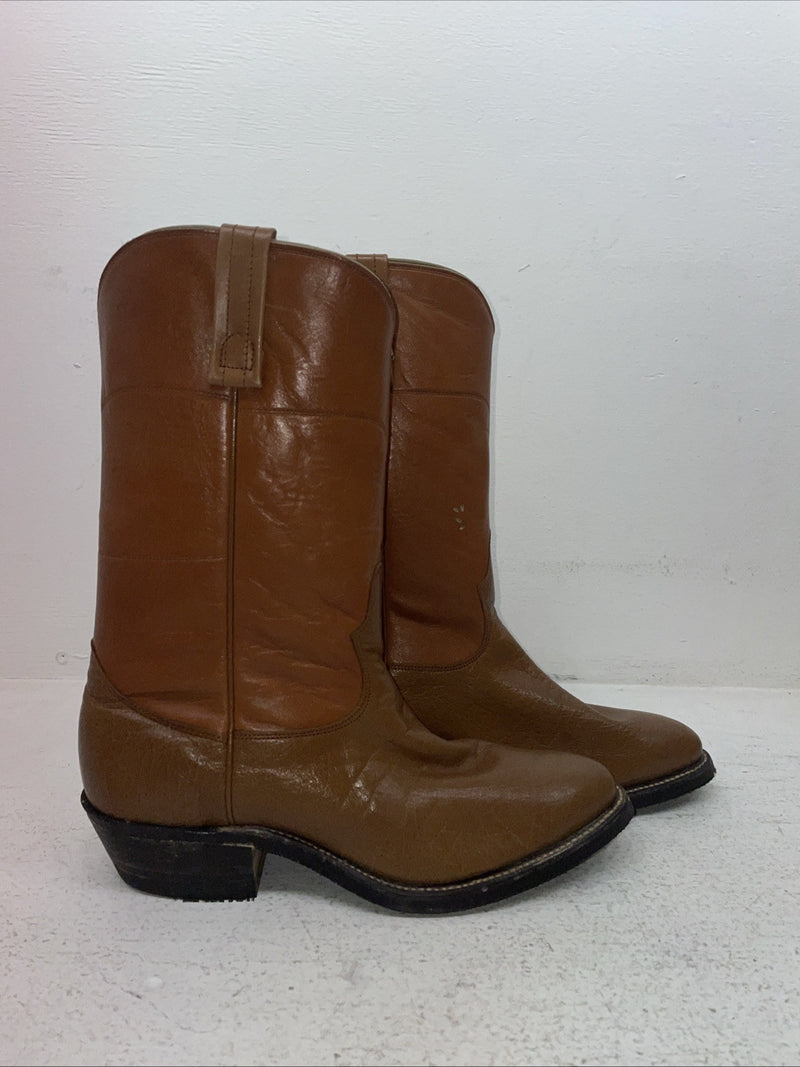 New Men’s Brown Neolite Cowboy Boots. 8112 9 D. 4-128