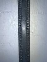 New Gray Genuine Leather Wright Tooled 32” Belt #10119 JJ-53