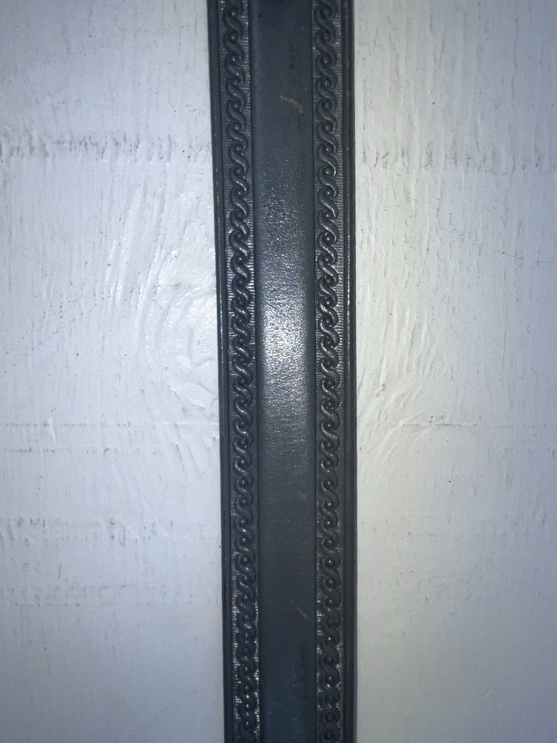 New Gray Genuine Leather Wright Tooled 32” Belt #10119 JJ-53
