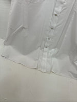 New Men’s White Horse White Shirt Sleeve Pearl Snap 4XL E-96