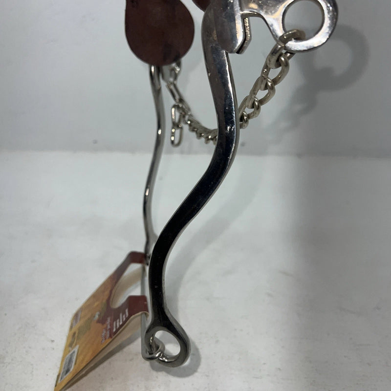 New Tough 1 SS Leather Covered Cable Hackamore #25102 BB-504