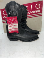 New Women’s Black Capezio Short Cowboy Boots. L630 6 M. 19-13