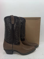 New Men’s Brown Texas Brand Cowboy Boots. 508201 10.5 10 1/2 D. 7-67