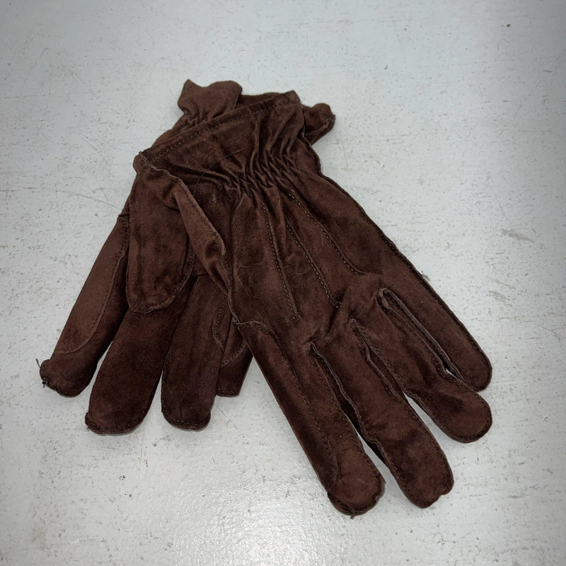 New Dremier Brown Leather Warm Lined Riding Gloves E-501