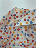 New Women’s Tem Tex Polkadot Long Sleeve Pearl Snap Size 34 LL-102