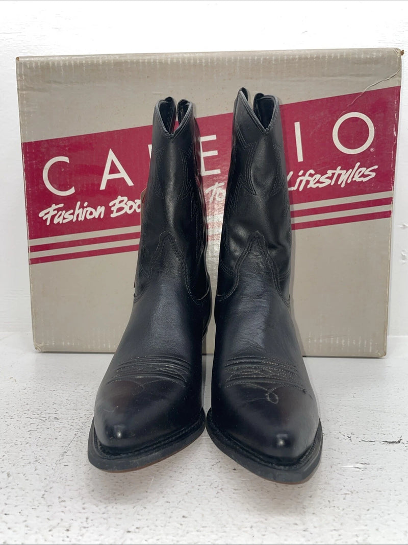 New Women’s Black Capezio Cowboy Boots. L 290 9 M. 15-75