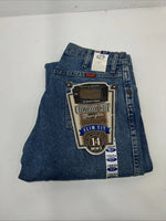 New Men’s Cowboy Cut Slim Fit Wrangler Denim Jeans. 15x34 G-8