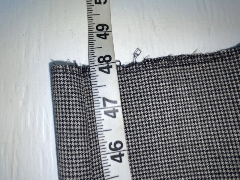 New Vintage Black Speckled Circle S Polyester Pants #CP6740 XX-113