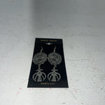 New Women’s Fashion Jewelry Silver Dangle Earrings. LE3000-1 A-123