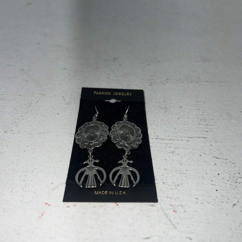 New Women’s Fashion Jewelry Silver Dangle Earrings. LE3000-1 A-123