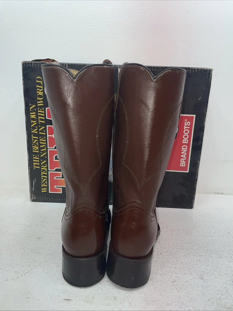 New Men’s Brown Texas Brand Cowboy Boots. 8311 8.5 8 1-2 D. 3-115