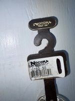 New White Genuine Leather Nocona Silver Pendent 30” Belt #G762 JJ-37