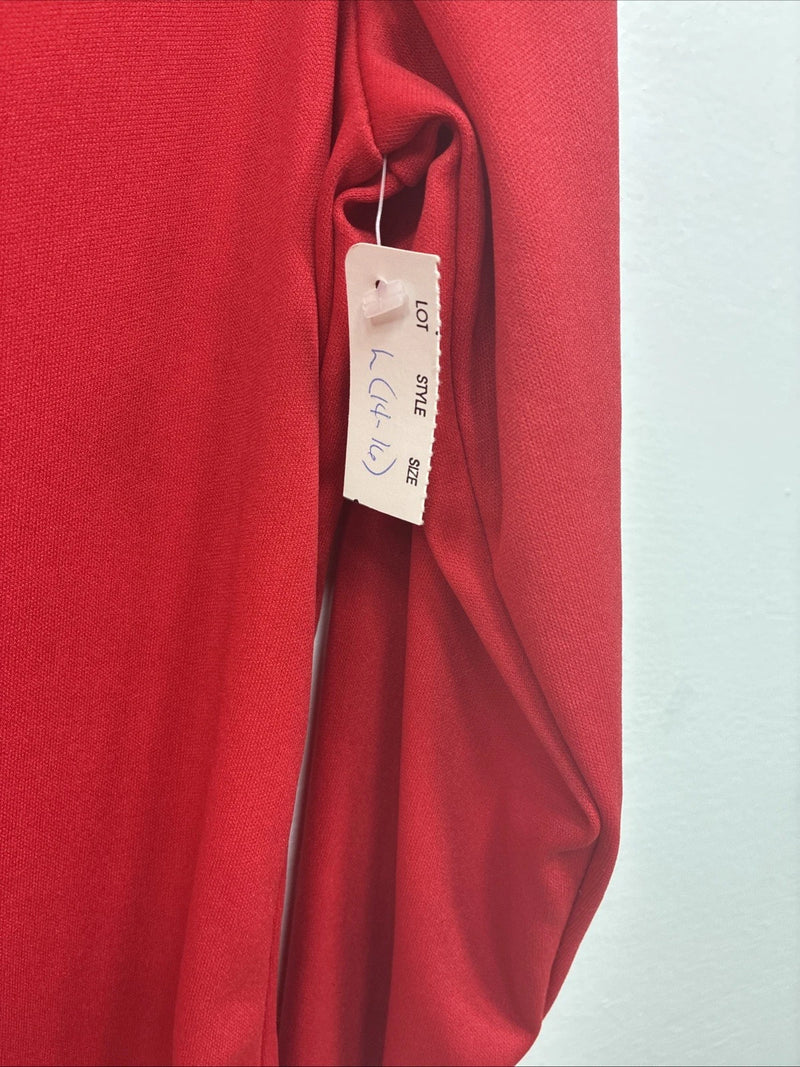 New Glassy Kowgirls Red Gem Long Sleeve Show Shirt Medium TT-103