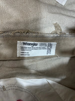 New Men’s Tan Cowboy Cut Classic Fit Wrangler Jeans. 13/14x34 G-4