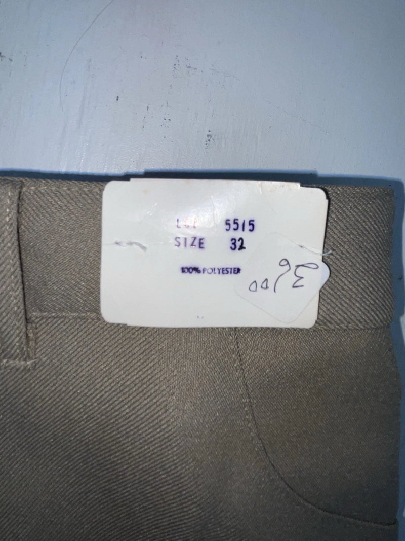 New Vintage Tan Mesquite Polyester Pants #5515 OO-30