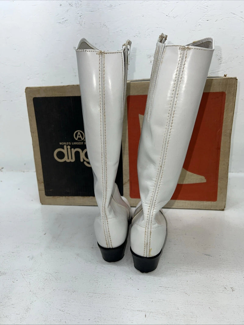 New Women’s White Dingo Cowboy Boots. 7631 6 M. 20-101