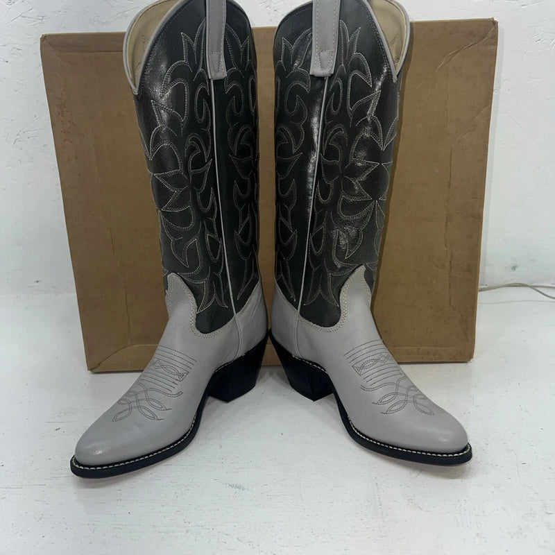 New Women’s Gray Kenny Rodger’s Cowboy Boots. 0702 5.5 5 1/2 M. 20-32