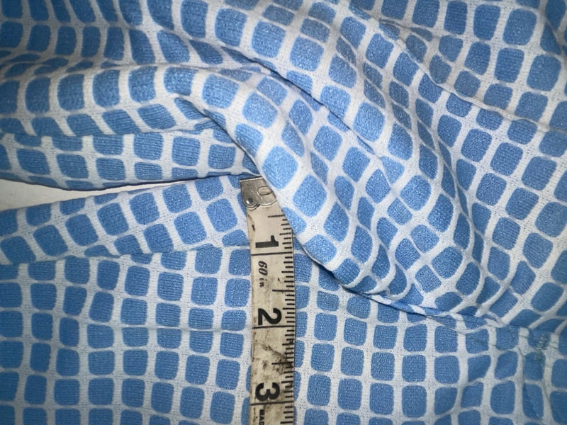 New Vintage Blue Checkered Lee Polyester Pants #2652644 VV-75