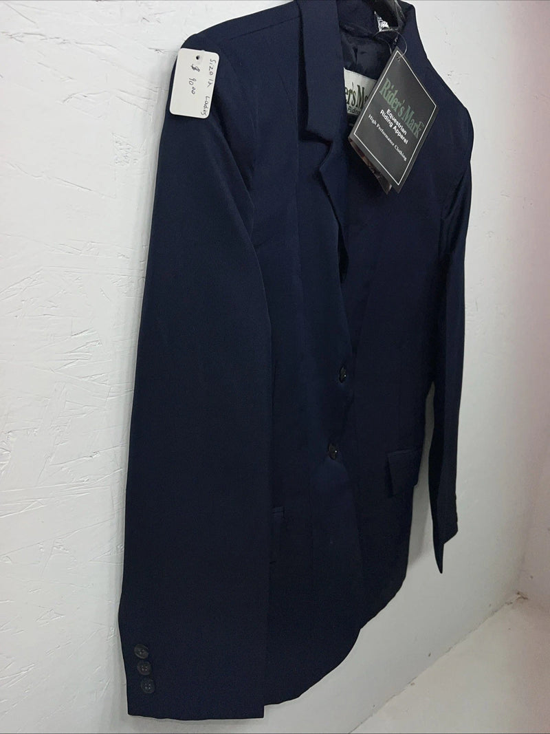 New Women’s Riders Mark Blue Riding Coat 12 Long #23-37000 II-607
