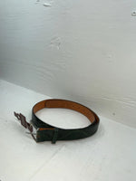 New Green Genuine Leather Nocona Stitched 40” Belt #1555/90/999 JJ-64