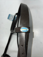 New EQUIROYAL Brown English Snaffle Bridle Full #21-9556-7-0 BB-13