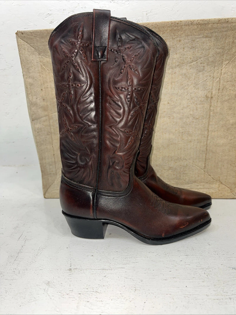 New Women’s Brown Acme Cowboy Boots. 5/5 5 1/2 C. 20-62