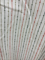New Men’s Dickson Jenkins Multicolor Stripe Short Sleeve Pearl Snap Medium O-73
