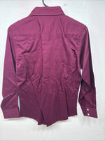 New Kids Wrangler Red Long Sleeve Pearl Snap Size Large LL-24
