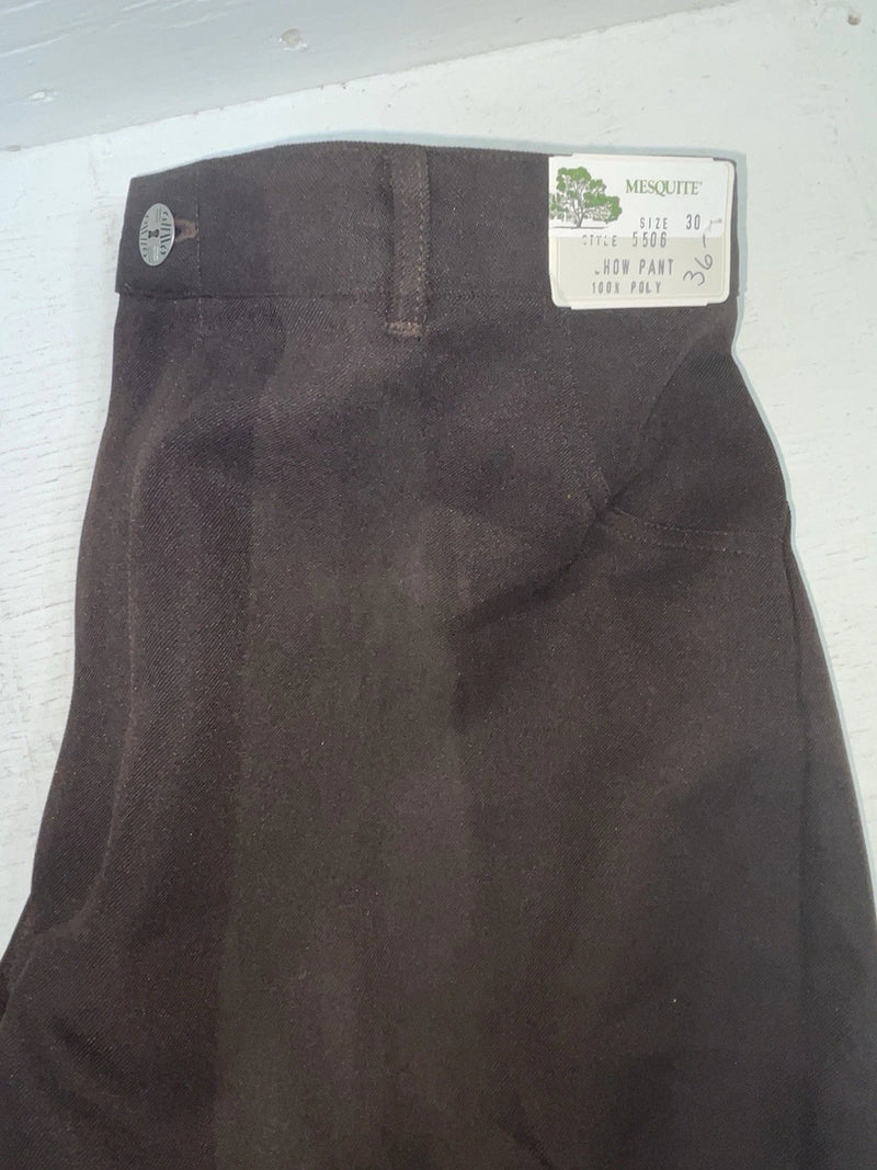 New Vintage Brown Mesquite Polyester Pants #5506 OO-68