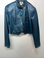 New Women’s Blue 1849 Authentic Ranchwear Short Show Jacket XS G-601