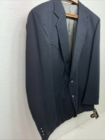 New Men’s Circle S Blue Suit Jacket 40R #25832 V-601