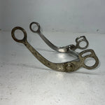 New Congress Leather Aluminum Tooled Show Port Bit LLL-22