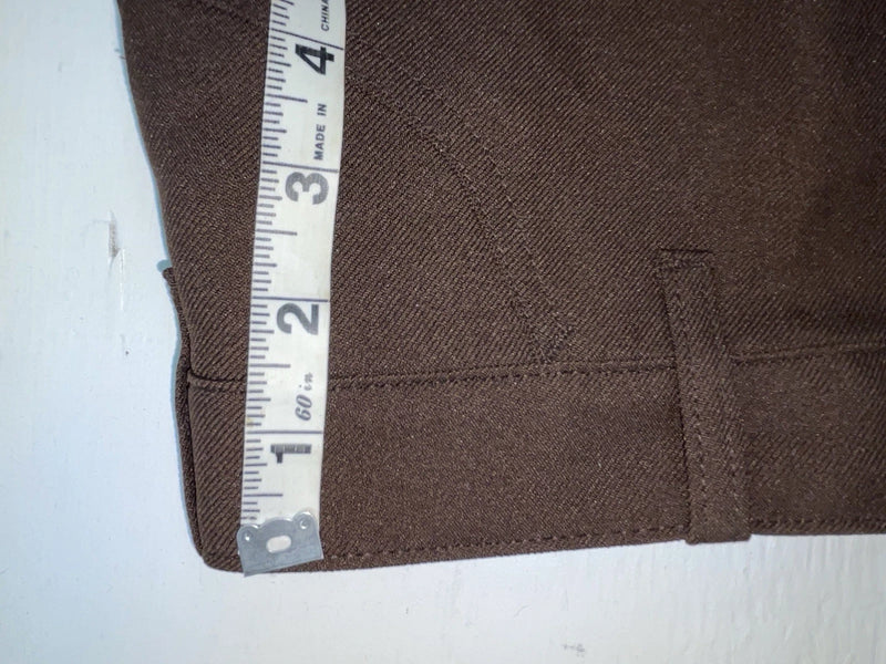New Vintage Brown Dickson Jenkins Polyester Pants #5510 XX-33
