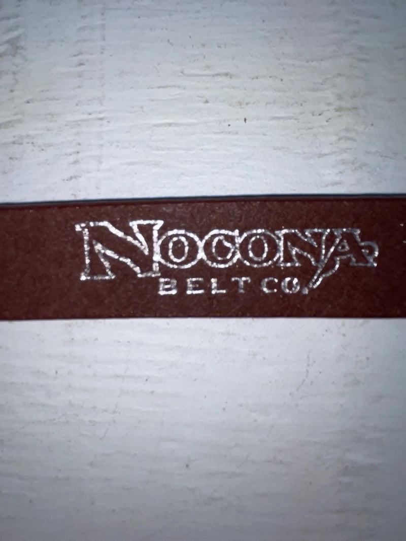 New Red Genuine Leather Nocona Stitched 28” Belt #N3418004 NN-42