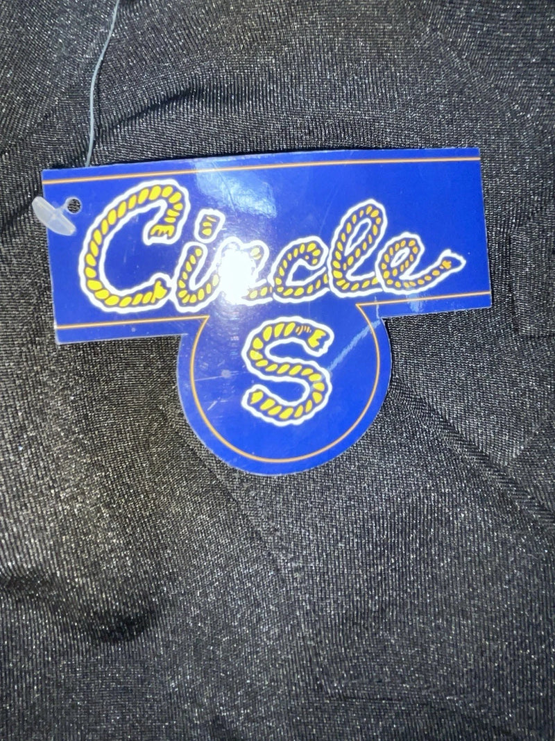 New Vintage Black Circle S Polyester Pants #CP4793 SS-17